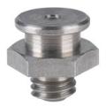 Пресс-масленка плоская M1, нержавеющая сталь, M10x1, VA, SK, SW 17 (4121709)