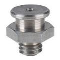 Пресс-масленка плоская M1, нержавеющая сталь, M10x1.5, VA, SK, SW 17 (4121711)