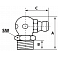 Пресс-масленка Н3, 90°, M6x1, VZ, SK, SW 9 (1300904)
